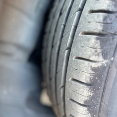スバル　アウトバック　純正　ホイールタイヤセット　4本　225/60R17 タイヤ製年2024年の画像