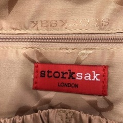 美品 stork sakレディーストートバッグ　ブラックの画像