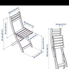 美品！IKEA　屋外 ガーデン　アウトドア　テーブルチェアセットの画像