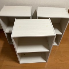 ニトリ カラーボックス 2段 3点の画像