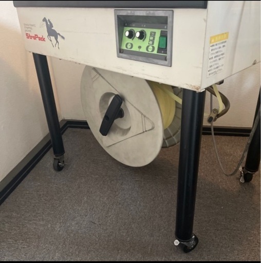 結束機　半自動梱包機　PPバンド付