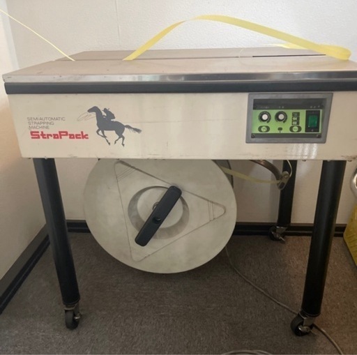 結束機　半自動梱包機　PPバンド付