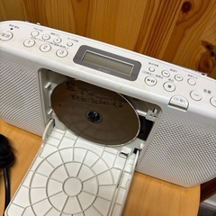 CDプレーヤー　ラジオの画像