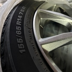 155/65 R14 75R クムホ　スタッドレスタイヤ　4本セットの画像