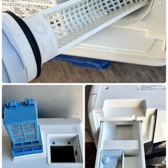 🔥🔥SHARPシャープ ES-S7F-WL🔥🔥ドラム式洗濯機21年乾燥7/3kg配送無料🚚💦の画像