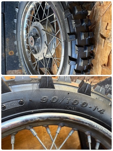 旭川　スーパーカブプロ110用タイヤ他部品色々