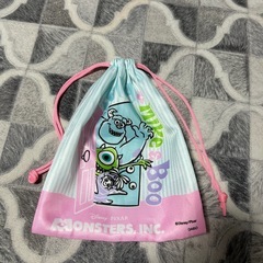 【他取引で無料】モンスターズインク巾着の画像