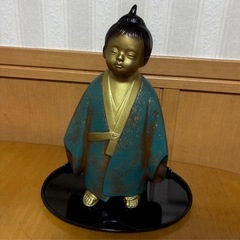 無我童子 像 オブジェ 置物の画像