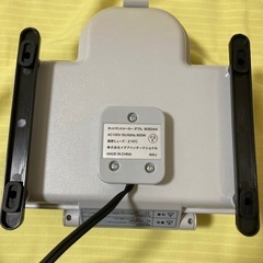 BRUNO ホットサンドメーカーダブル グレー×ゴールド 2枚焼き タイマーの画像