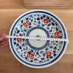 台座付き　大皿　皿　食器　霧箱の画像