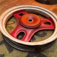 前後ホイール　AF09 クレージュタクト　スーパータクト　ホンダ　旧車　カスタム　族車の画像