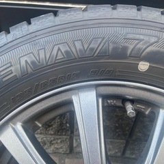 スタッドレスタイヤ４本（ホイール付き）の画像