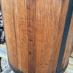 アンティーク昭和　レトロ 一斗枡 一斗樽　古道具 ヴィンテージ樽の画像