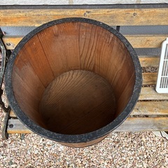 アンティーク昭和　レトロ 一斗枡 一斗樽　古道具 ヴィンテージ樽の画像