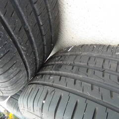 スバル 純正 アルミホイール 225/55R17 2022年製 4本セット ガリ傷多め 動作未チェック 中古品 現状品の画像