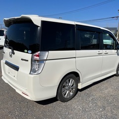 分割OK  自社ローンあり　平成24年式  車検2年付　走行13万キロ　スパーダ　ホンダステップワゴン　修復歴なしの画像