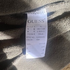 メンズ GUESS トレーナー XLサイズの画像