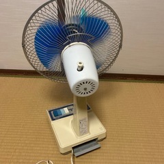 昭和レトロ扇風機の画像