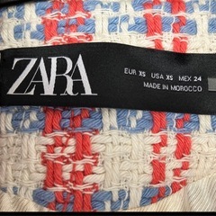 【試着程度】毛糸織りがかわいい　ZARA テクスチャージャケット XS 身幅40の画像