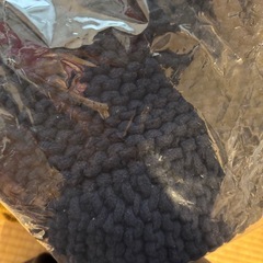 新品未使用 Francfrancスツールクッションカバー＆インナーカバー ネイビーの画像