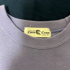 Cocco Croce パープル トレーナー Lサイズの画像