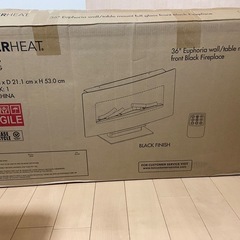 （新品未使用）暖炉型ヒーターの画像