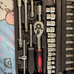 新品未使用　ソケットレンチセット　工具　46点セットの画像