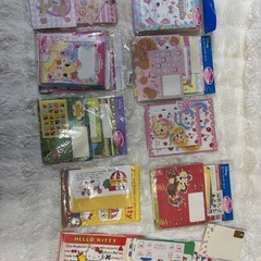 ディズニー、サンリオれたーせっとレターセットの画像