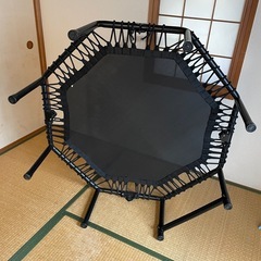 本格的　トランポリン　110cm 八角形  家庭用 大型 ゴム式 コンパクト ワイド 耐荷重 100kg の画像