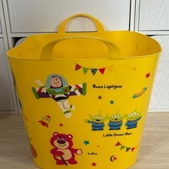 トイストーリー　カゴ　取って付き収納ボックスの画像