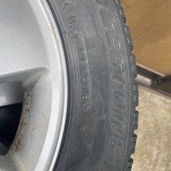 スタットレスタイヤアルミ155/65r13ブリヂストンVRX4本の画像