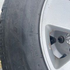 スタットレスタイヤアルミ155/65r13ブリヂストンVRX4本の画像