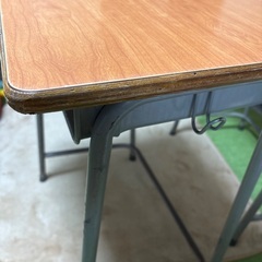 簡易木製の机(1人)の画像