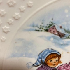 AVON クリスマスプレート飾り皿1986年Christmas アメリカの画像