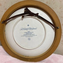 AVON クリスマスプレート飾り皿1986年Christmas アメリカの画像