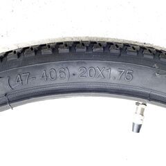 新品自転車用２０インチタイヤチュ―ブセットの画像
