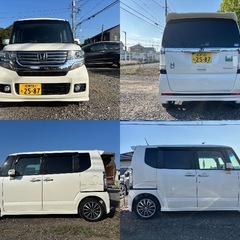 N-BOXカスタム GLターボ 両側パワースライドドア 車検ロング 乗って帰れますの画像