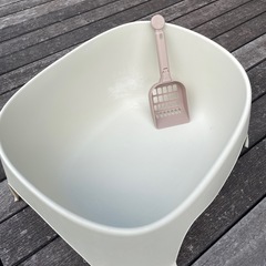 お🉐❣️猫トイレ2コセット🐱スコップつき🐱ニャンとも清潔トイレの画像