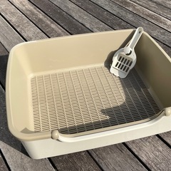 お🉐❣️猫トイレ2コセット🐱スコップつき🐱ニャンとも清潔トイレの画像