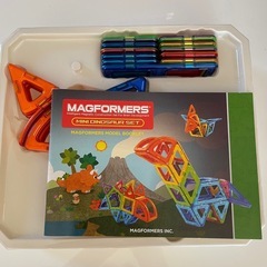 【美品】MAGFORMERS MINI DINOSAUR SET40PCSの画像