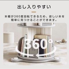 回転式本棚の画像