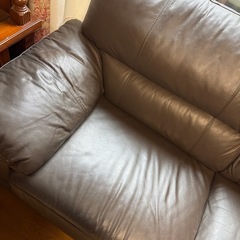 ニトリ　合皮レザー　ソファ　の画像