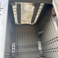 仮設トイレ中古簡易水洗式の画像