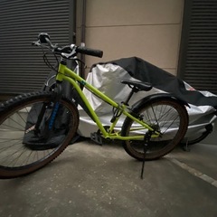 ジャンク　子供用26インチ　ドライド　ライム　太タイヤ　マウンテンバイクの画像