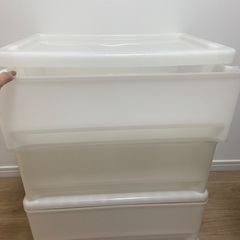 3段衣類収納の画像