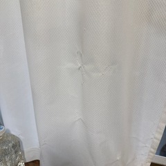 【交渉中】完全遮光カーテン　ホワイト　レースカーテン付きの画像