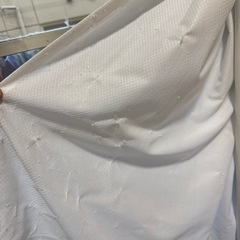 【交渉中】完全遮光カーテン　ホワイト　レースカーテン付きの画像