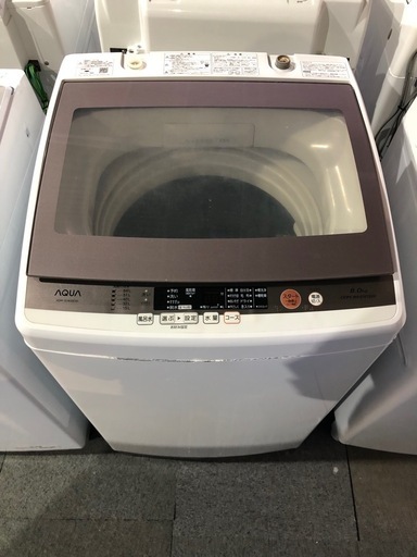 AQUA 2017年製　8kg 洗濯機