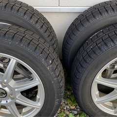 【スタッドレスタイヤ&ホイールのセット】155/65R14 75Q N -BOXの画像