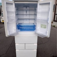 アース万代店　SHARP/457L/フレンチドア冷凍冷蔵庫/SJ-FA46H-W/無線LAN内蔵/の画像
